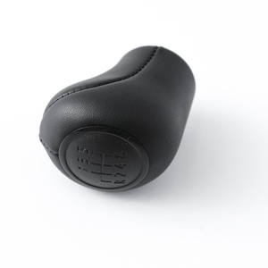 Pomo de palanca de cambios para Mercedes-Benz W639 VITO, 6 velocidades, diseño ergonómico de plástico PU negro - Product Image 5