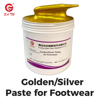 Encre dorée/argentée pour imprimantes de matériaux de chaussures, excellente brillance métallique pour la sérigraphie sur chaussures