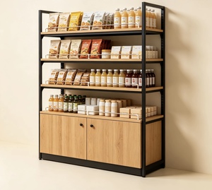 Modern Customized Commercial Corner Floor <b>Standing</b> Metal Powder Coated for Freestanding Easy Assembly Display Shelves for - Product Image 3