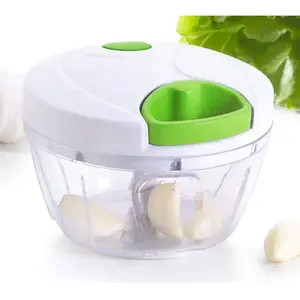 200ml Rope Pull Chopper Hand-cranked Meat Grinder Multifunctional
