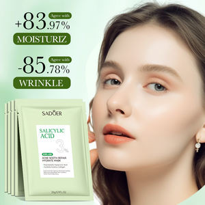 SADOER Set perawatan kulit lembab organik alami, produk kecantikan kulit muda bening dengan jerawat asam salisilat - Product Image 6