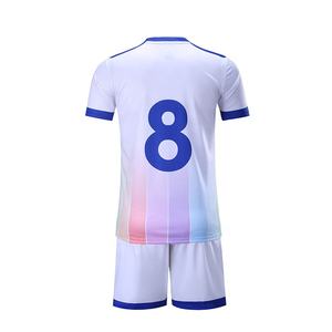 Hochwertige benutzer definierte Design Fußball Trikot Großhandel Club Team Fußball uniform mit automat isierten Schneid Set Stil - Product Image 3