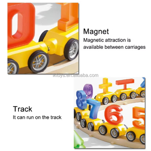 Lucky Toys 31pcs Magnetic Digital <strong>Train</strong> Dragging Building Blocks Toy Car <strong>Magnet</strong> Game Magnetic Game for Kids - Product Image 4