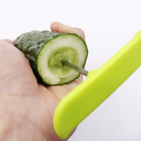 Nieuwe Creative Groente Fruit Spiral Twist Mes Roestvrij Staal Handmatige Spiraal Carving Cutter Keuken Lade Decoratie Groente