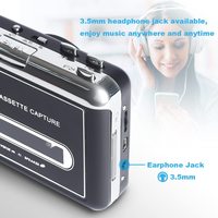 MK-1001 nouveau modèle de lecteur cd portable baladeur MP3 Audio musique convertir cassette au Format MP3