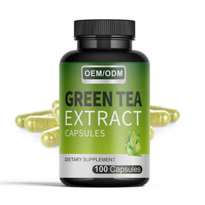 Cápsulas de extracto de té verde orgánico Suplemento natural Cápsulas para retrasar el envejecimiento y perder peso - Product Image 5