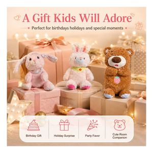 Ours en peluche interactif IA parlant, interactif au toucher, pour le confort émotionnel, robot éducatif, fournisseur en gros - Product Image 3