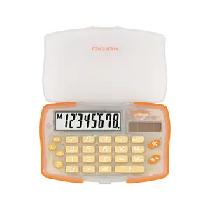 8 Digits Rubber Key Colorful Appearance Easy To Carry CATIGA Solar Calculator Electronic Calculator Handheld Calculator