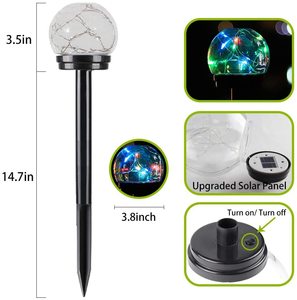 Ánh Sáng Sân Vườn Năng Lượng Mặt Trời Ngầm Rgbw Màu Thay Đổi Toàn Cầu IP67 Không Thấm Nước Cho Cảnh Quan Pathway Sân Chiếu Sáng - Product Image 6