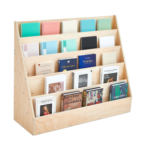 Meubles de chambre à coucher modernes en bois, étagères à livres pour enfants à 5 niveaux, bibliothèque pour enfants, <span class=keywords><strong>présentoir</strong></span> pour salon et hôtel - Product Image 1