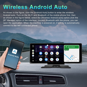 Écran de navigation portable Android Podofo 10,26 pouces, 8 cœurs, 4+64 Go, prise en charge du CarPlay sans fil, Android Auto, Netflix, YouTube, GPS, WIFI, OEM - Product Image 3