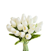 Tulipe artificielle LUYI de haute qualité, style moderne, multicolore, en promotion pour la remise des diplômes et la fête des mères