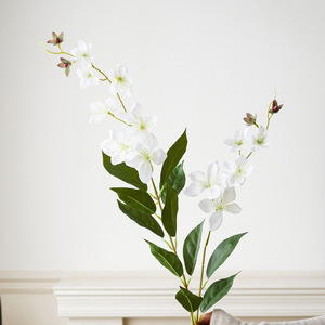Fleur artificielle de jasmin Runye, imprimée en 3D, pour décoration de mariage et ornement d'intérieur, en caoutchouc souple - Product Image 3