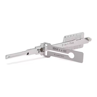 Herramienta de Cerrajería LS-51 para Lishi HU64 2 en 1, Herramienta de Apertura y Decodificación Lishi 2 en 1