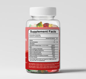 Gommose al Collagene e Biotina per la Bellezza Femminile, Integratore Alimentare, Prezzo all'Ingrosso, Fornitore Diretto - Product Image 2