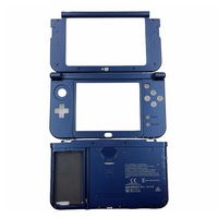 Coque de remplacement DIY adaptée à la console de jeu NEW 3DS XL/LL, coque de remplacement bleue, ensemble complet de pièces de réparation
