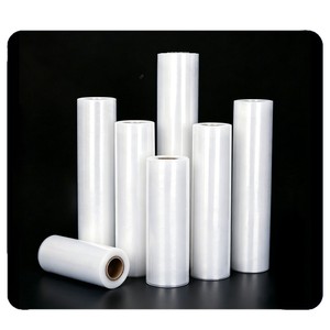 Pe Stretch Film Large Roll Transparent Durable For Logistics Packaging Sealing Waterproofing Express Box Wrapping - Product Image 1