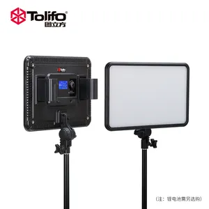 Tolifo fabbrica di attrezzature fotografiche 60W trasmissione sottile bicolore LED Panel Light videocamera Studio Fill Light PT-F60B