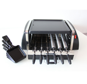 Gril électrique sans fumée de table d'intérieur, grilles de <span class=keywords><strong>raclette</strong></span> de mini gril de barbecue plat électrique d'intérieur d'utilisation à la maison et teppanyaki - Product Image 2