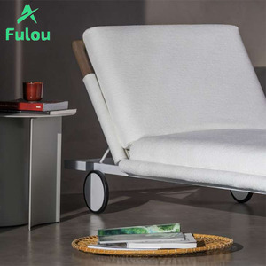 قماش حديث من الألومنيوم مقاوم للأشعة فوق البنفسجية مقاوم للماء وسادة مريحة سريعة الجفاف كرسي حديقة فناء فندق شاطئ - Product Image 4