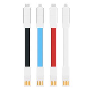 Cadeau promotionnel, chargeur portable tout-en-un, 3 en 1, mini câble porte-clés, porte-clés magnétique USB, mini câble de charge pour téléphone - Product Image 3