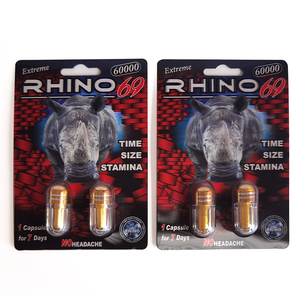 Cápsulas para Hombres Adultos, Rhino 69 Extreme, Suplemento Herbal Natural para Energía, Resistencia y Vitalidad, Fórmula de Alta Calidad - Product Image 1