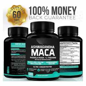 Капсулы OEM Advanced <span class=keywords><strong>Maca</strong></span>, 60 шт., травяная добавка для мужской энергии с ашвагандой, натуральный бустер, корень маки, приватная марка - Product Image 5