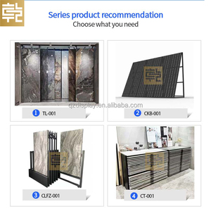 Pull-out 360 độ xoay trang trí PVC Panel Tường Gạch gốm thạch anh đá UV tấm đá cẩm thạch Rack hiển thị đứng cho showroom - Product Image 6