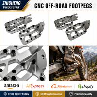 Repose-pieds larges CNC Zhicheng pour moto tout-terrain, antidérapants, en alliage d'aluminium, pour Dirt Bike, modèle Sur-Son Ultra Bee
