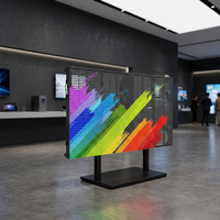 Écran LED transparent d'extérieur, étanche IP65, panneau de location 1000x500mm