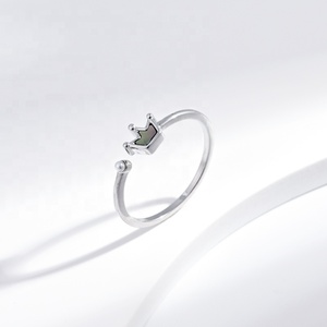 wholesale brass minimalist small pinky shell <b>ring</b> Square casual summer unique <b>cheap</b> open adjustable woman fashion <b>rings</b> - Product Image 4