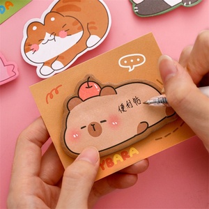 High Quality School <strong>Supplier</strong> Creative Aesthetic Kawaii Animal <strong>Shaped</strong> Reusable Memo <strong>Note</strong> Pad Sticky <strong>Notes</strong> for Office Stationery - Product Image 3