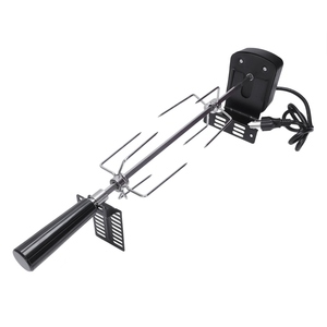Kit de rôtisserie universel en acier inoxydable, <span class=keywords><strong>barbecue</strong></span>, <span class=keywords><strong>moteur</strong></span> électrique, <span class=keywords><strong>broche</strong></span>, fourchettes à viande, accessoires de <span class=keywords><strong>barbecue</strong></span> anti-corrosion - Product Image 1