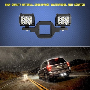 Support universel de phare antibrouillard à LED 4 ''12V pour voiture tout-terrain, remorque, <span class=keywords><strong>crochet</strong></span> <span class=keywords><strong>d</strong></span>'<span class=keywords><strong>attelage</strong></span> de remorquage, support de montage pour voiture - Product Image 5