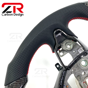 Volante Deportivo Personalizado de Fibra de Carbono para el Interior del Automóvil, para Hyundai Elantra N, I30N, I20N, Veloster N, N-line, <span class=keywords><strong>Fastback</strong></span> - Product Image 5