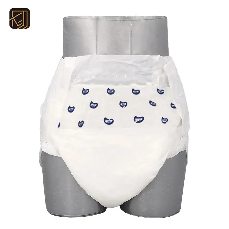 Wholesale Cheap In Bulk Elderly Nappies For Unisex Ultra Thick Adult Diapers Disposable Printed Abdl Free Sample XXL
