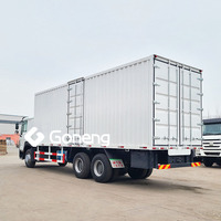 Prix de livraison usine 20 25 30 tonnes Camion fourgon utilitaire Howo 6x4 d'occasion 371 375 ch Sinotruk