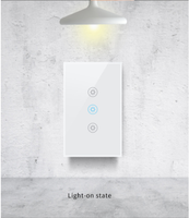 UEMON-Interrupteur électronique de maison domotique 1 2 3 Gang AU US standard, interrupteur mural intelligent WiFi et RF