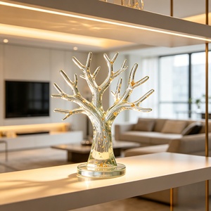 Árbol de los Deseos Dorado, Adorno de Resina Transparente, Decoración del Árbol de <span class=keywords><strong>la</strong></span> <span class=keywords><strong>Vida</strong></span>, una Opción Ideal para Decoración del Hogar y Regalos. - Product Image 3