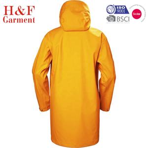 <span class=keywords><strong>Veste</strong></span> de <span class=keywords><strong>pluie</strong></span> imperméable à l'eau longue pour <span class=keywords><strong>fille</strong></span> en tissu PU jaune - Product Image 6