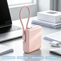 Power Bank Semi State Solid Ultra-Slim 10000mAh Baterai Lithium-ion Pengisian Daya Terbaik Power Bank 10000mAh 2026 Ultra Slim