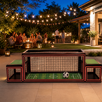 Jeu de table portable de style Subsoccer, machine de football assise, jeu de baby-foot sous table, borne d'arcade pour le bureau et les bars