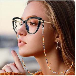 Cadenas de Perlas y Cristales para Gafas de Sol, Correas de Acrílico para Gafas, Collares de Moda al por Mayor para Mujer - Product Image 2