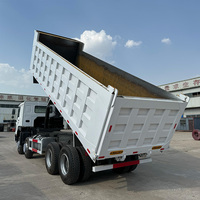 Camion à benne basculante howo d'occasion en vente directe d'usine 12 roues 371hp 375hp 8*4 12 roues ingénierie transport camion à benne basculante