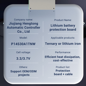 Hengtong 16S 48V 30-50a sắt lithium pin Bảo vệ board điện nhỏ BMS với cân bằng ngắt kết nối pcba loại <span class=keywords><strong>PCB</strong></span> lắp ráp - Product Image 4