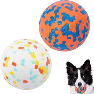 2 confezioni di palline da Tennis per cani indistruttibili per masticatori aggressivi, giocattoli interattivi per animali domestici, pastorizia e pallina per cani allegri, resistente e rimbalzante - Product Image 1
