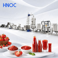 HNOC Volledig Automatische Ketchup Productielijn Kleine Tomatenpuree Machine Tomatensaus Machine