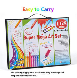 Ensemble d'art de 168 pièces, kit de peinture et de dessin pour les jeunes artistes, enfants, adolescents, garçons et filles - Product Image 3