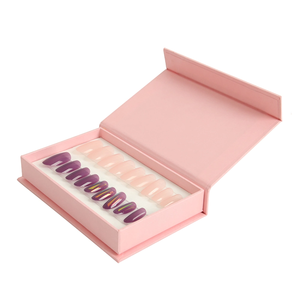 Prensa cosmética Rosa personalizada en <span class=keywords><strong>caja</strong></span> <span class=keywords><strong>de</strong></span> embalaje <span class=keywords><strong>de</strong></span> cartón <span class=keywords><strong>de</strong></span> regalo magnético para uñas - Product Image 5