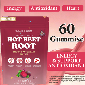 Integratore di Ossido Nitrico: Caramelle Gommose alla Barbabietola per il Flusso Sanguigno e il Supporto Cardiovascolare, Caramelle Termogeniche per Atleti, 60 Pezzi <span class=keywords><strong>Vegani</strong></span> - Product Image 4